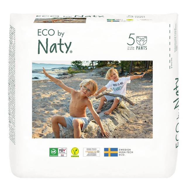 Naty - Pull on Pants Size 5, Junior, 12-18kg - 20pcs