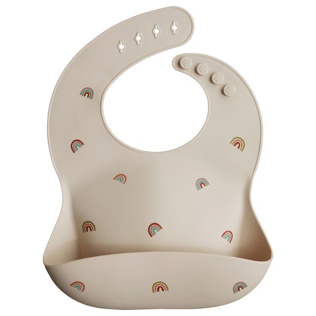 Mushie - Silicone Bib - Rainbow