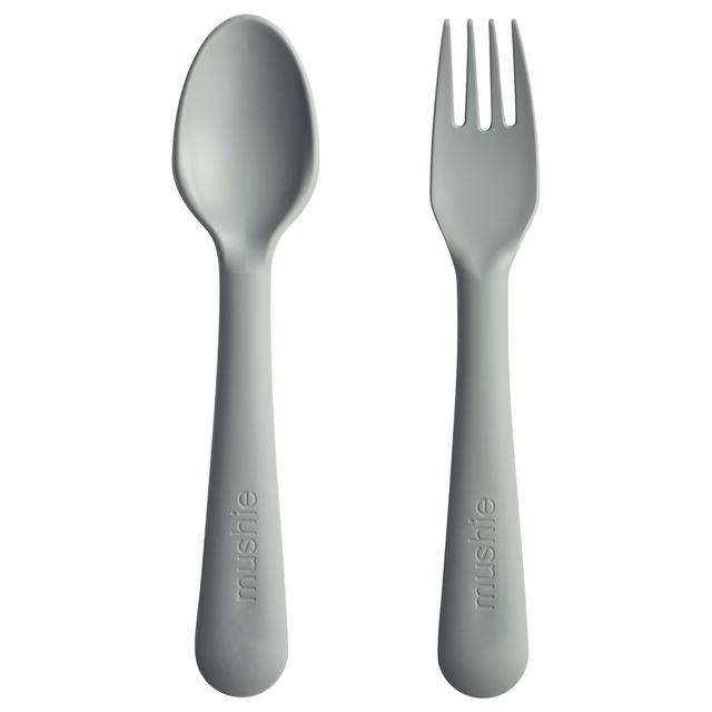 Mushie - Fork & Spoon - Sage