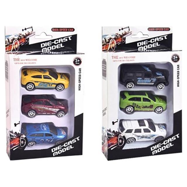 Die Cast Model - 3pcs Free Way Die Cast Car - Assorted 1pc