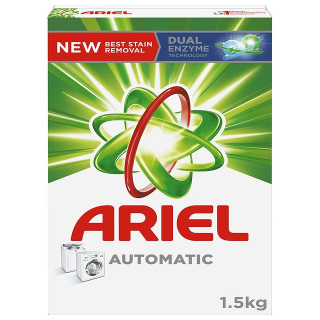 Ariel Automatic Powder Laundry Detergent, Original Scent, 1.5kg