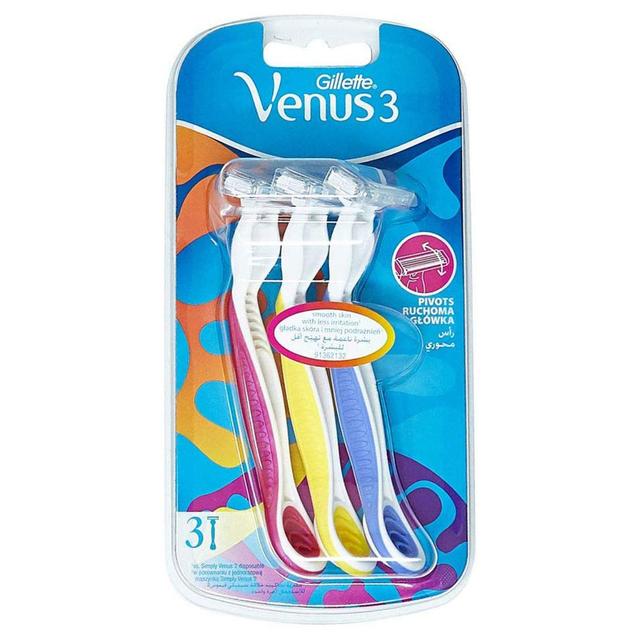 Gillette Simply Venus 3 Plus Disposable Razor 3 Count