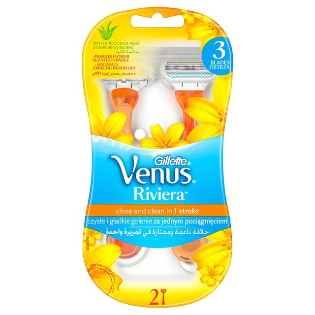 Gillette Venus Riviera Disposable Razor 2 Count