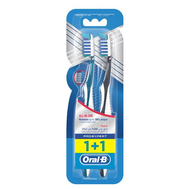 Oral-B Pro-Expert All In One Soft Manual Toothbrush 2 Count