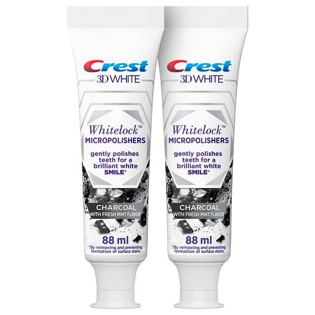 Crest - 3D White Toothpaste W/ Charcoal Pack Of 2