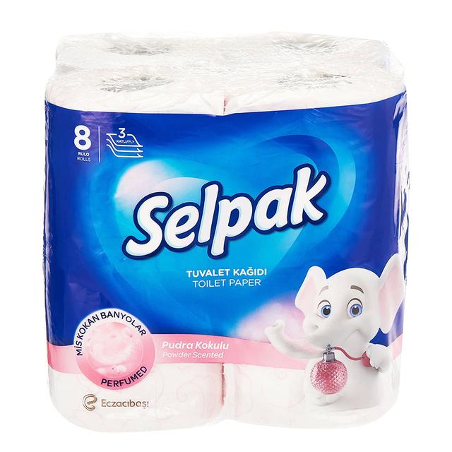 Selpak Super Soft Powder Scented Perfumed Embossed Toilet Paper