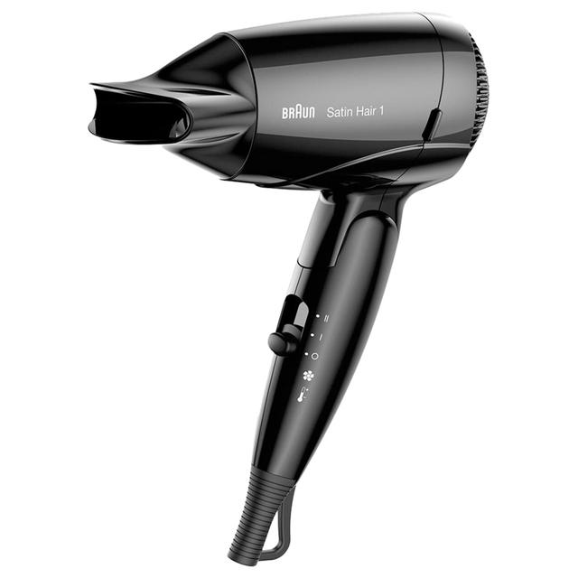 Braun - Satin Hair 1 Style&Go Travel Dryer Hd130 - Black