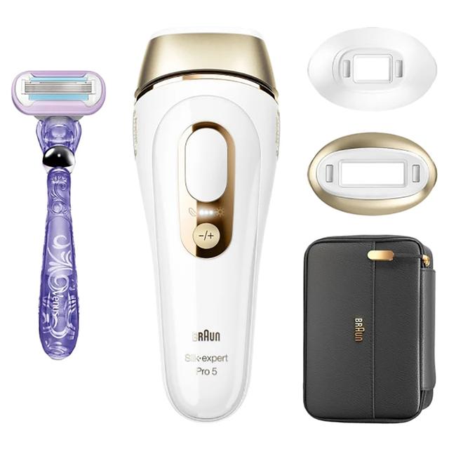 Braun - Silk Expert Pro 5 IPL w/ 3 Extras Hair Removal System - PL5147 - White