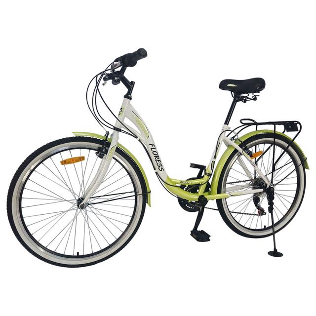 Mogoo - Floress 24-inch 21 Speed Lady Bike - Green