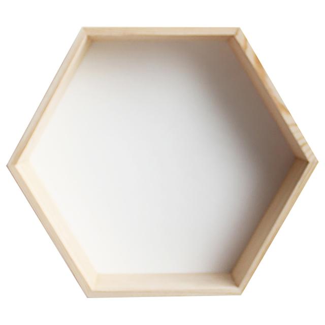 Lovely Baby - Hexagon Shelf - White