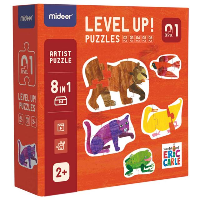 Mideer - 8-in-1 Level Up Artist Series Level 1 Puzzles