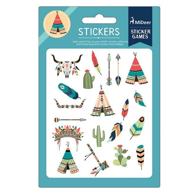 Mideer - Colorful Stickers - American Indian