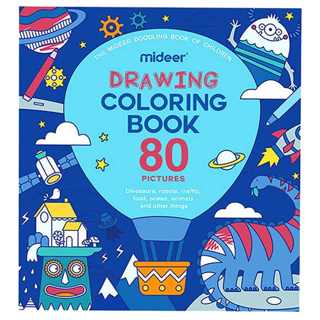 Mideer - Colouring Book - Blue