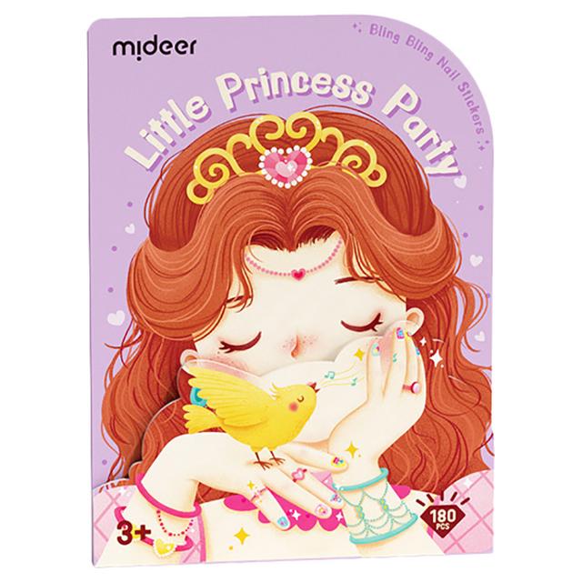 Mideer - Bling Bling Nail Stickers Little Princess - 180pcs