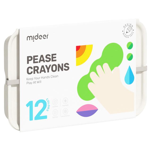 Mideer - Pease Crayons - 12 Colors