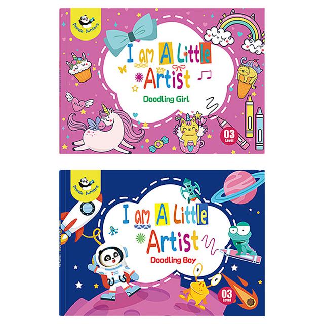 Panda Juniors - Little Artist Coloring Book - Set of 2