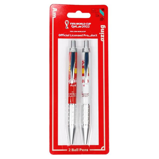 Fifa - 2022 Country Retractable Ball Pen Set 2pcs - Spain