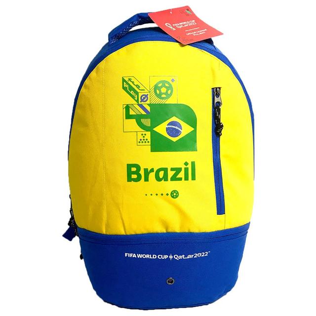 Fifa - 2022 Country Sports Backpack w/ Shoe Compartment - Brazil