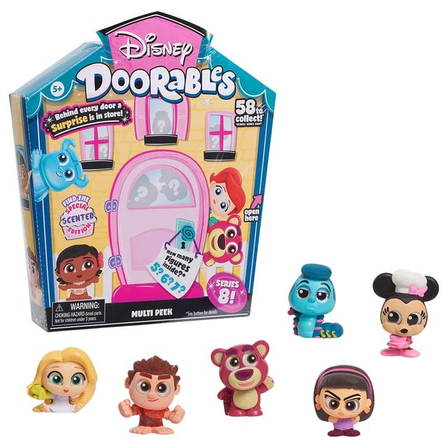 Disney - Doorables Multi Peek Series 8 Collectible Figures 6pc