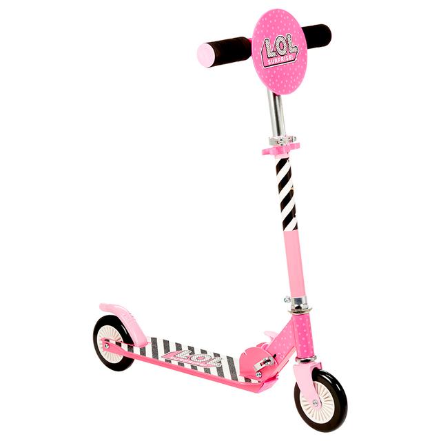 Little Tikes - Lol Surprise Folding Stripe Kick Scooter - Pink