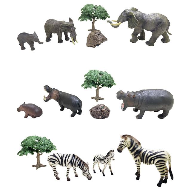 TTC - Series Animal Figure Mix - 3 pcs Set - Assorted