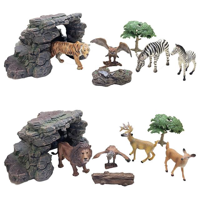 TTC - Series Animal Figure Mix - 4 pcs Set - Assorted