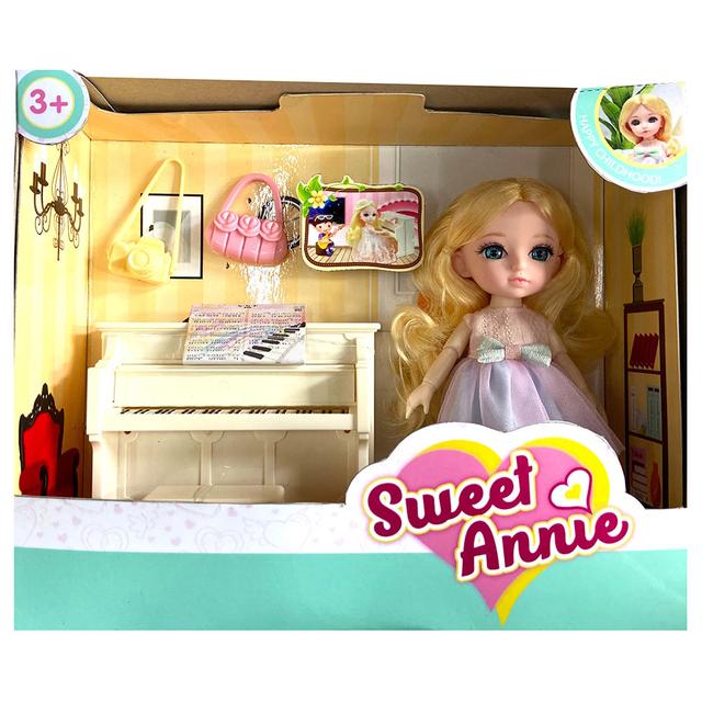 Sweet Annie - Doll Piano Playset - 6.5-inch