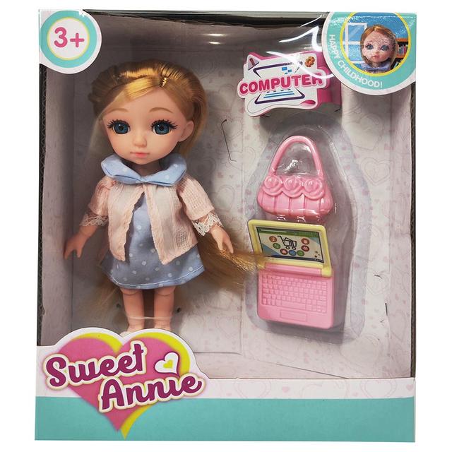 Sweet Annie - Doll Computer Playset - 6-inch - Pink