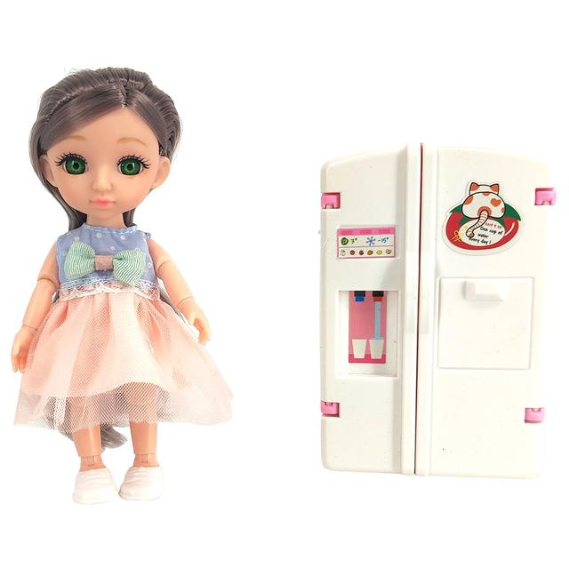 Sweet Annie - Doll Dream Refrigerator Playset - 6-inch - White