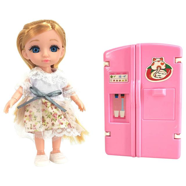 Sweet Annie - Doll Dream Refrigerator Playset - 6-inch - Pink