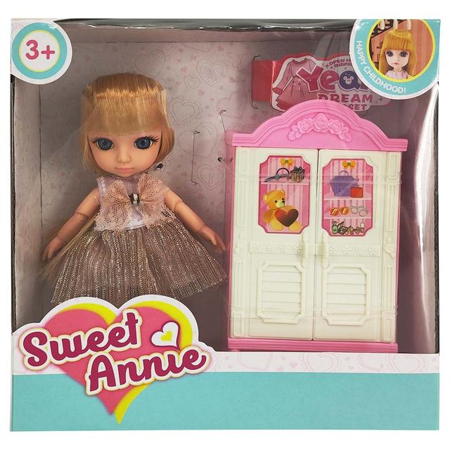 Sweet Annie - Doll Dream Closet Playset - 6-inch - White