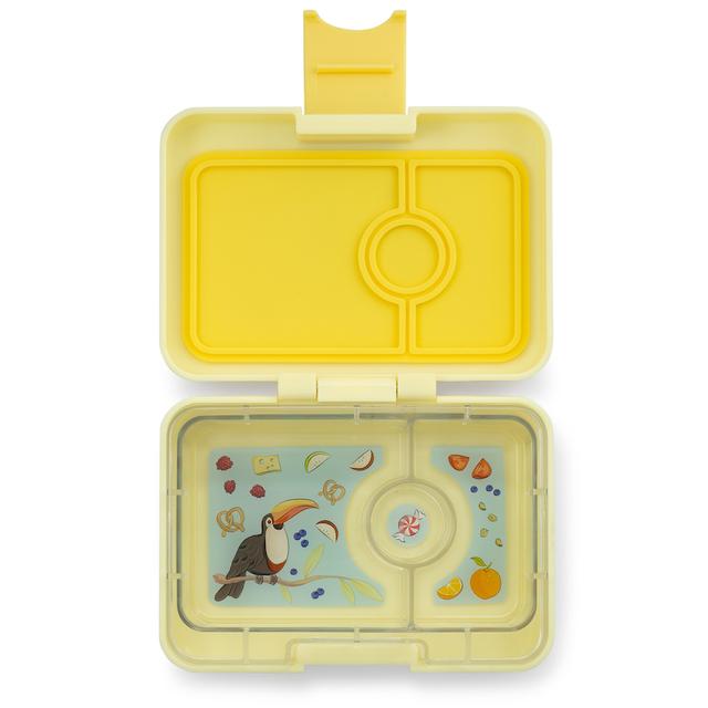 Yumbox - 3 Compartments Minisnack Lunchbox - Sunburst Yellow