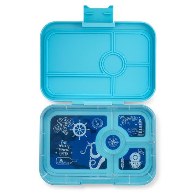 Yumbox - 4 Compartments Tapas Explore Tray Lunchbox Nevis Blue