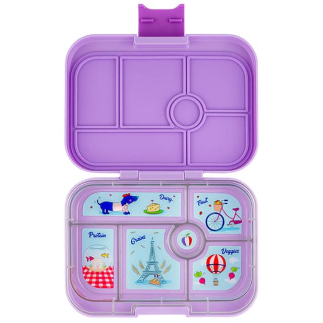 Yumbox - 6 Compartments Paris Original Bento Lunchbox - Lulu Purple