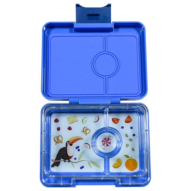 Yumbox - 3 Compartment Snack Box - True Blue