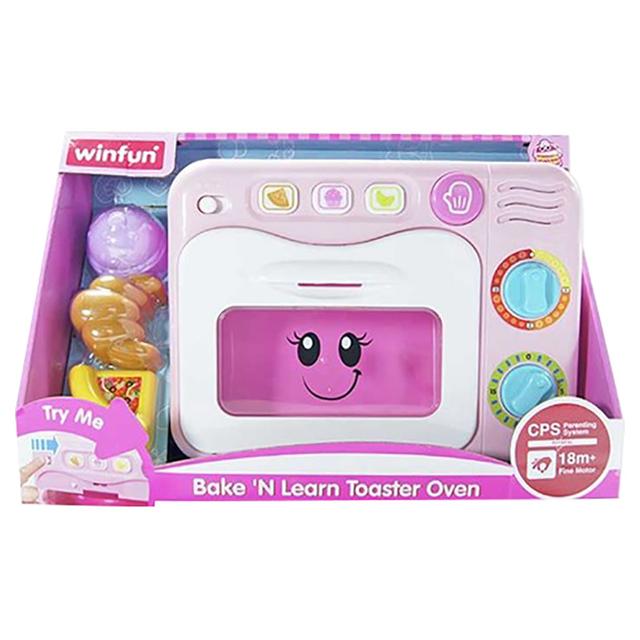 WinFun - Bake & Learn Toaster Oven - Pink