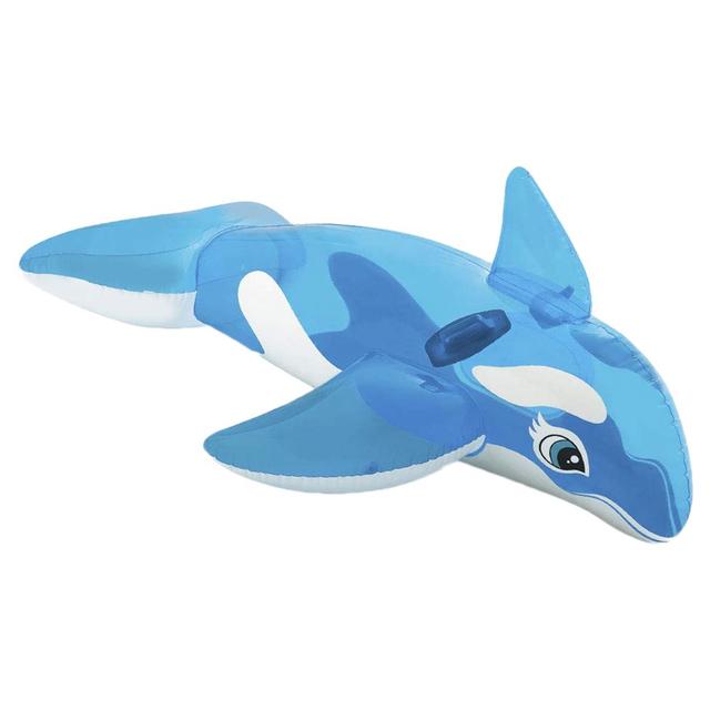 Lil Whale Ride On - Inflatable Pool Float - Blue