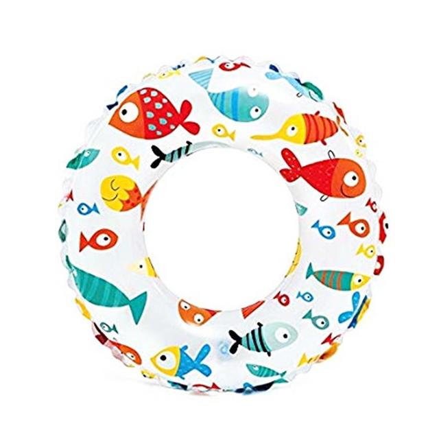 Intex - Lively Print Swim Ring - Design4 61cm