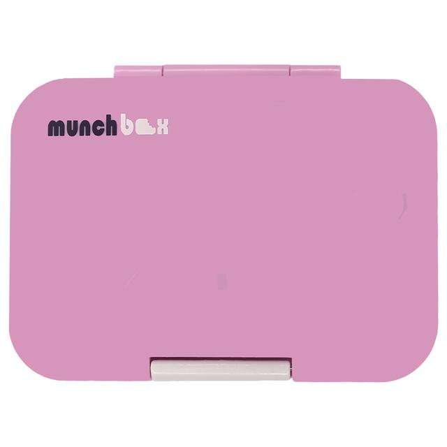 Munchbox - 3 Compartment Munchi Snack Box - Pink Marshmallow - Mini snack box