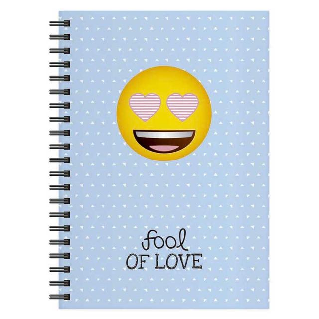 emoji - Fool of Love A4 Notebook