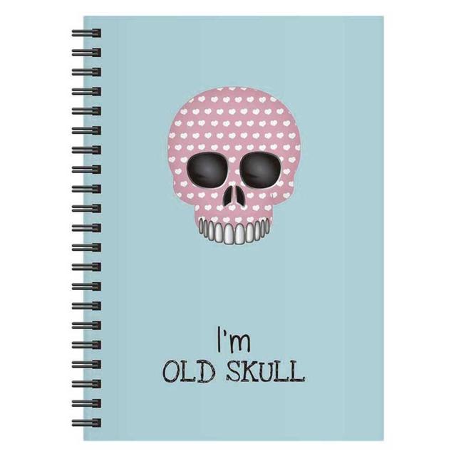 emoji - I'm Old Skull A4 Notebook