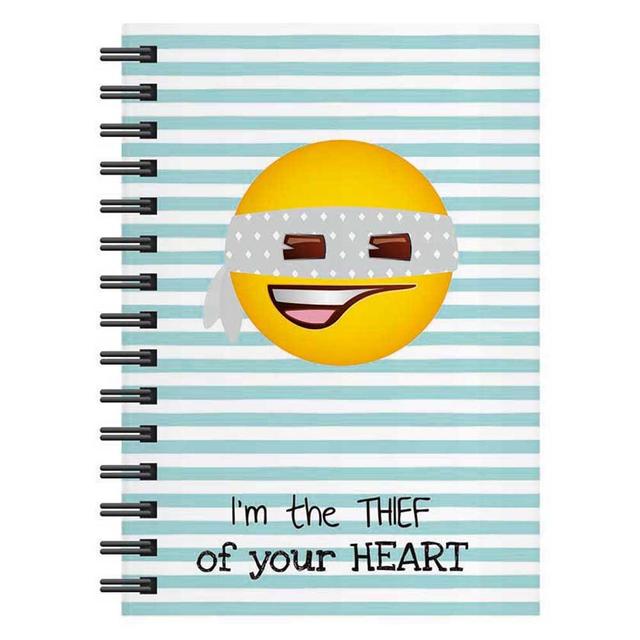 emoji - I'm the Thief of your Heart A5 Notebook