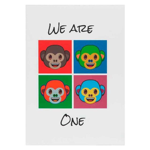 emoji - Warhole Monkeys A4 Notebook