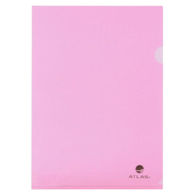 Atlas - Clear Folder PP A4 - Red