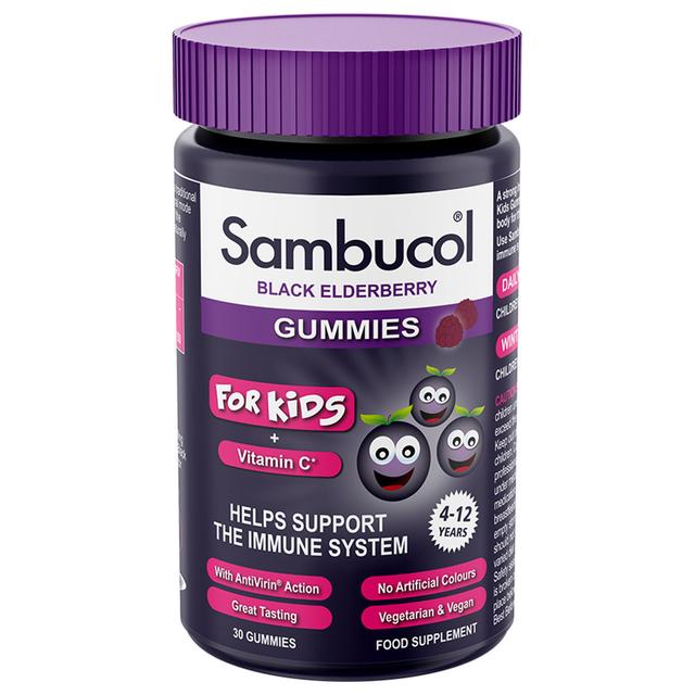 Sambucol - Kids Vitamin C Gummies Support Immune System 30'S