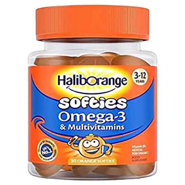 HalibOrange - kids Omega-3 & Multivitamins Softies 30'S