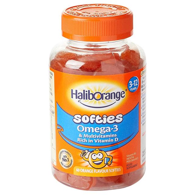 HalibOrange - kids Omega-3 & Multivitamins Softies 60'S