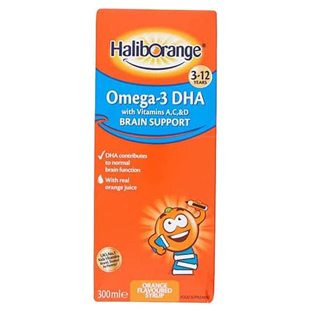 HalibOrange - Omega-3 Syrup DHA Brain Support 300ml