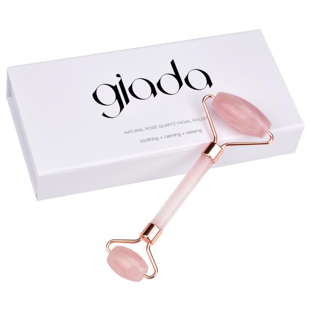 Giada - Rose Quartz Face Roller 100% Genuine Rose Quartz