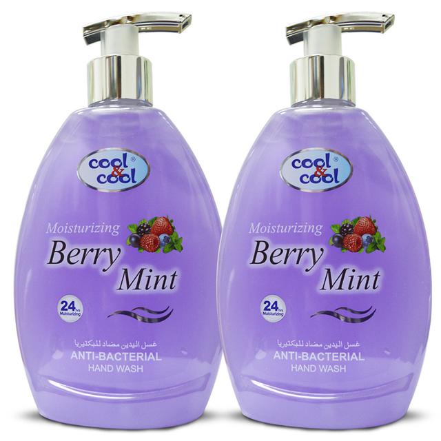 Cool & Cool - Berry Mint Hand Wash 500ml - Twin Pack